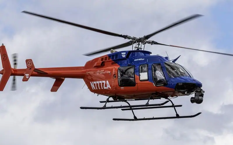 Bell 407 helicopter